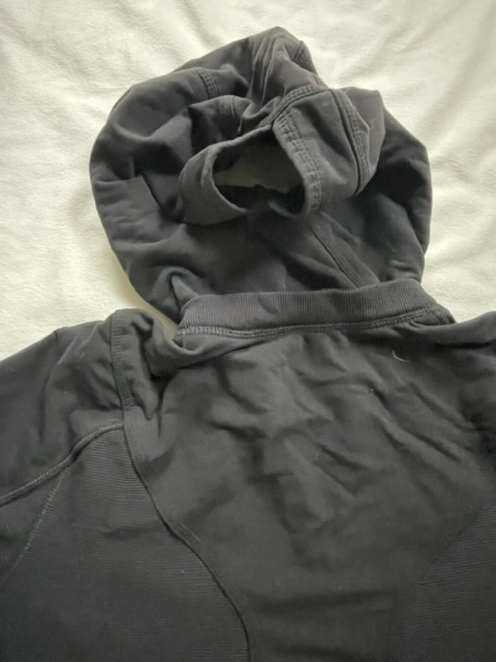 Lululemon Hooded Athletic Jacket Women's Pullover Half-Zip, Black, Size 8 - Picture 5 of 10